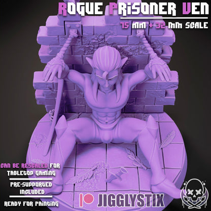 Rogue Prisoner Ven Miniature - by Jigglystix