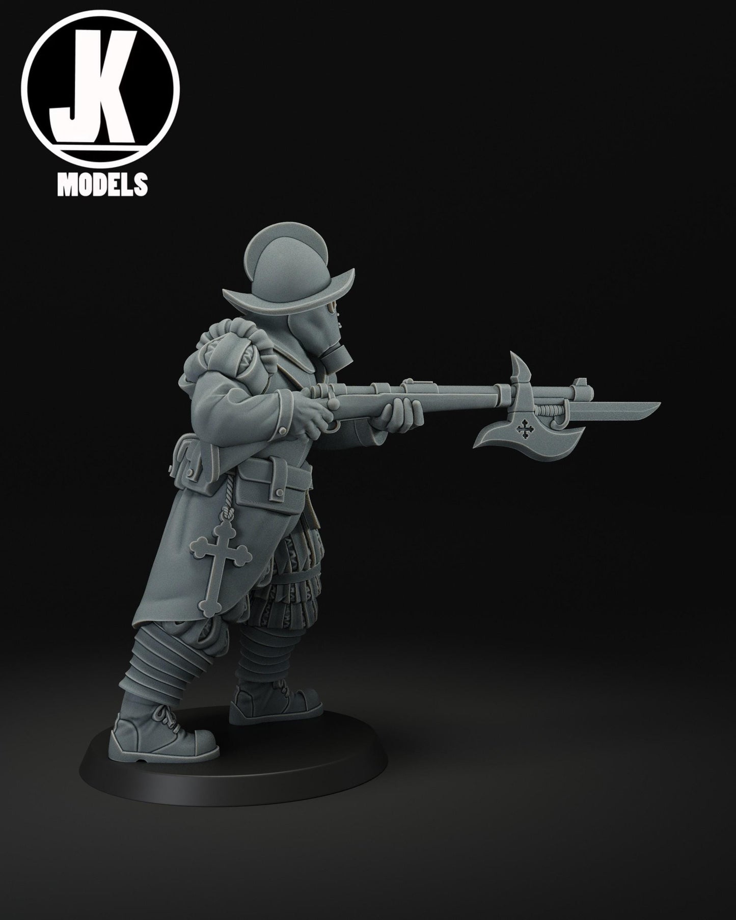 Papal Halberdier Miniature - JK Remo Models