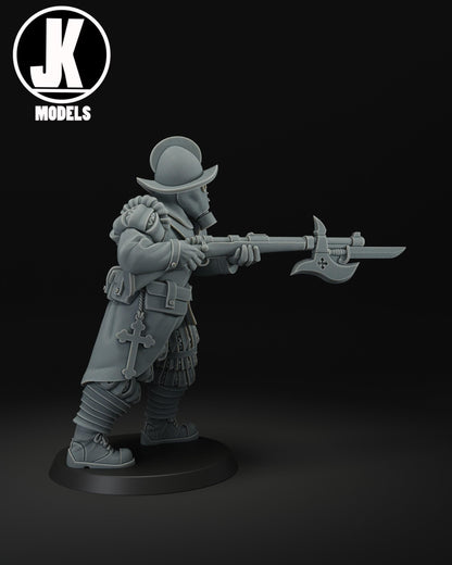 Papal Halberdier Miniature - JK Remo Models