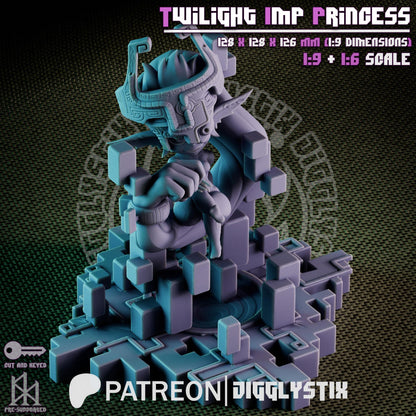 Twilight Imp Princess Miniature - by Jigglystix