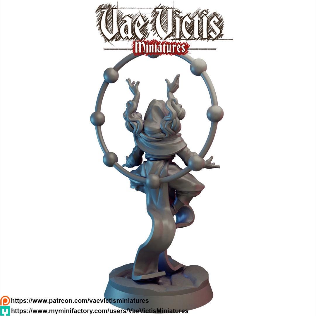 Spellcaster Miniature - by Vae Victis Miniatures