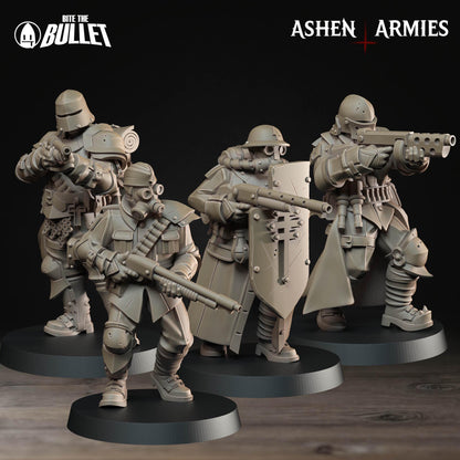 Sanctified Legion Yeomen Miniatures - Ashen Armies by Bite the Bullet