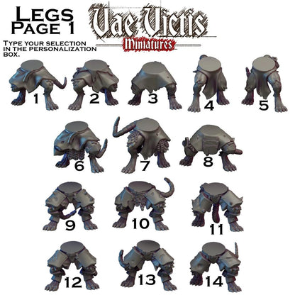 Modular Ratfolk Miniatures - by Vae Victis Miniatures
