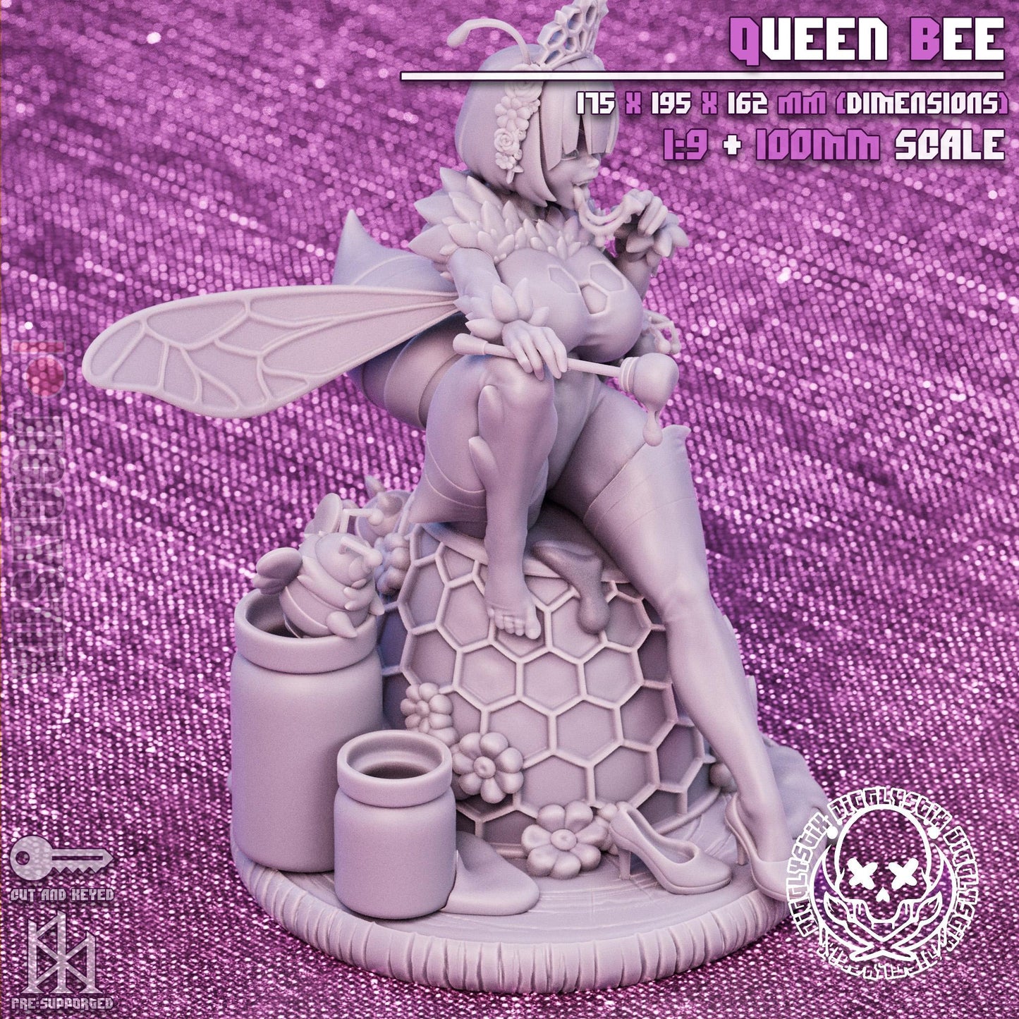 Queen Bee Miniature - by Jigglystix