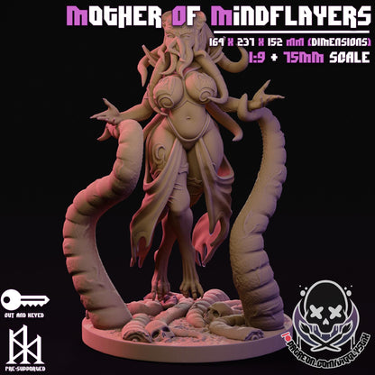 Mother of Mindflayers Miniature - by Jigglystix