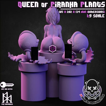 Queen of Piranha Plants Miniature - by Jigglystix