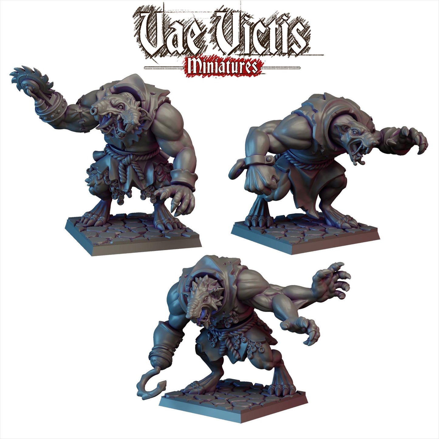 Modular Ratfolk Giant Miniatures - by Vae Victis Miniatures