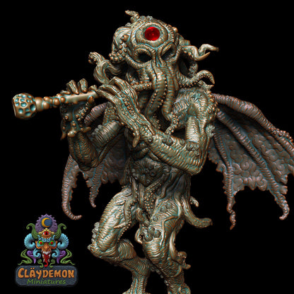 Chthonic Flutist Miniature - by Claydemon Miniatures