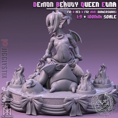 Demon Beauty Queen Etna Miniature - by Jigglystix