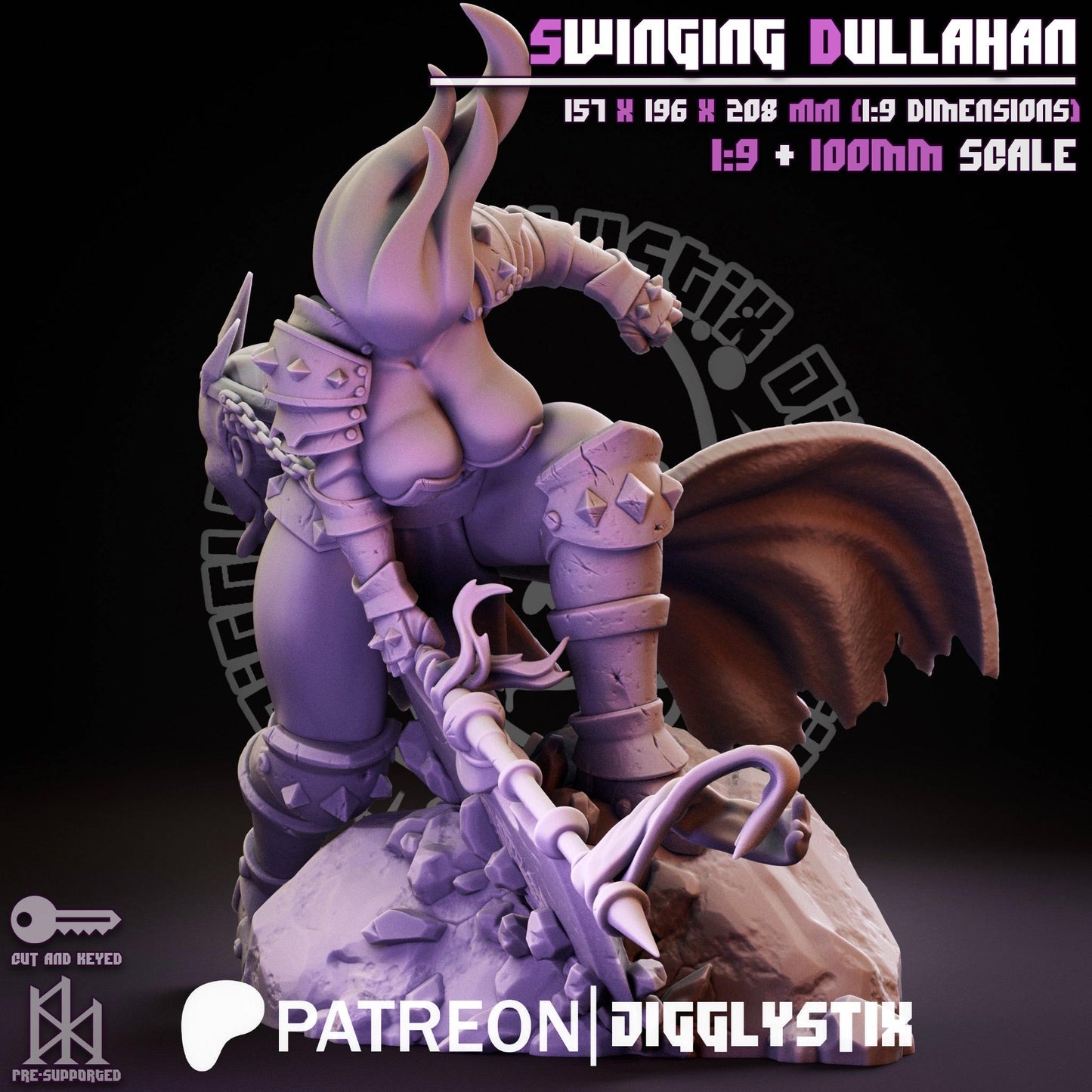 Swinging Dullahan Miniature - by Jigglystix
