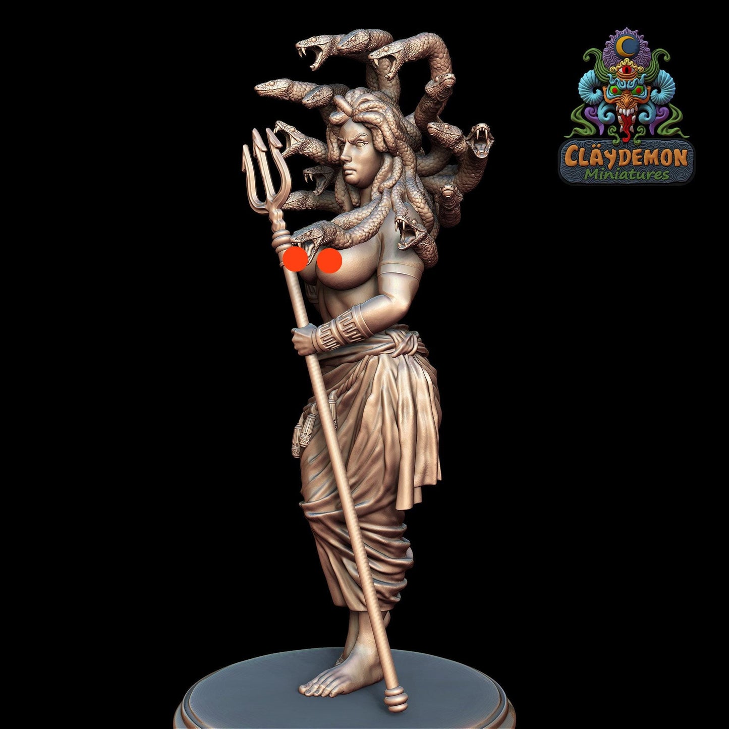 Medusa Miniature - by Claydemon Miniatures
