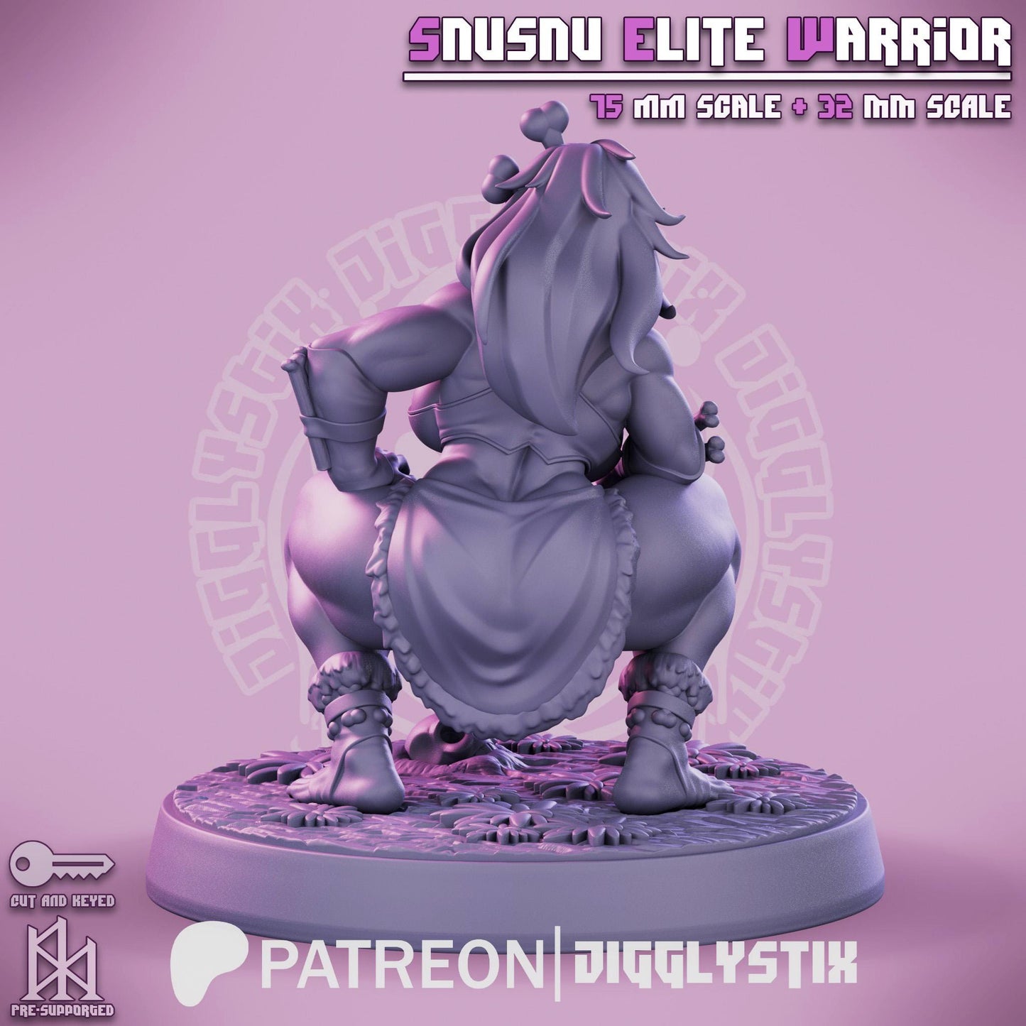 SnuSnu Elite Warrior Miniature - by Jigglystix
