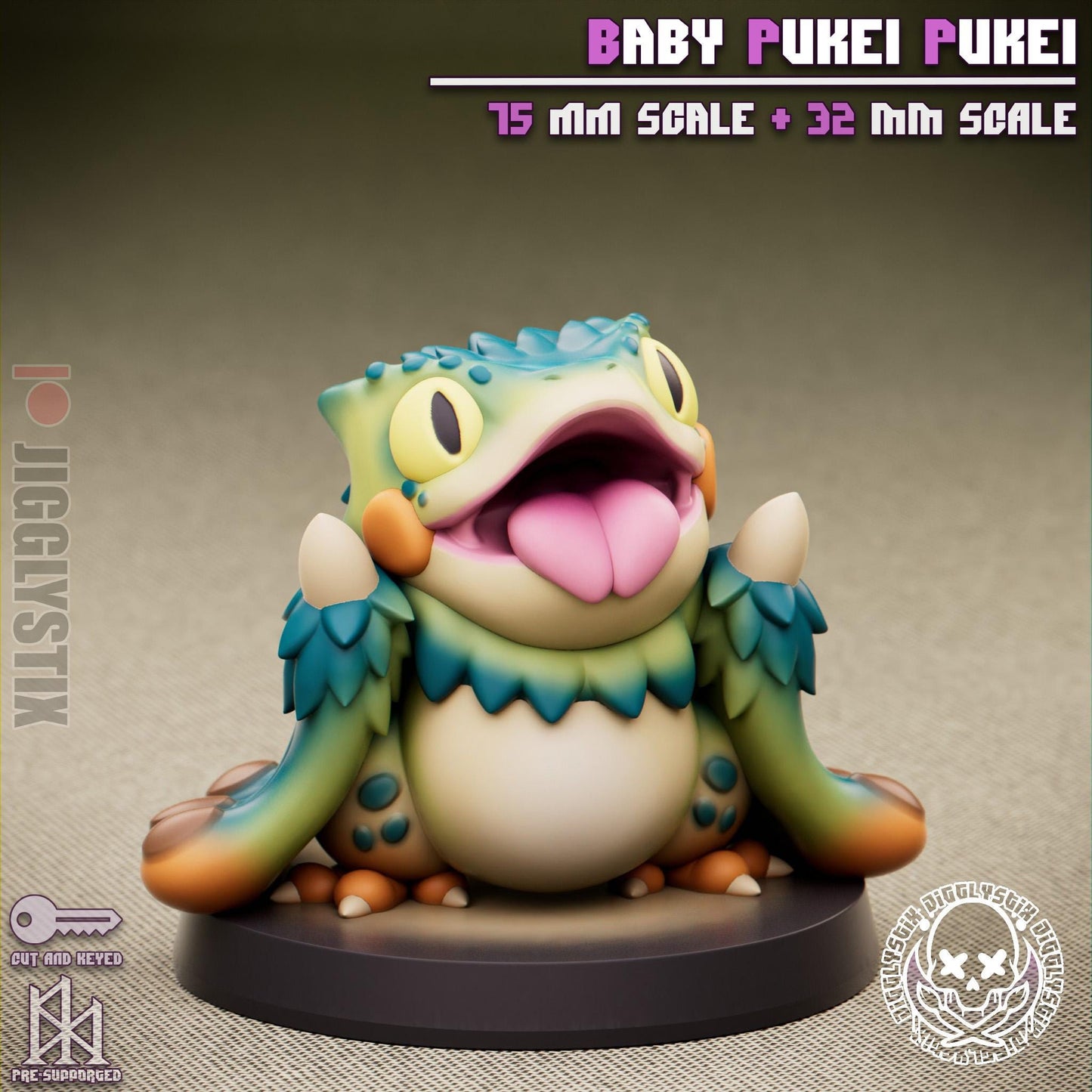 Baby Wild Monster Miniature - by Jigglystix