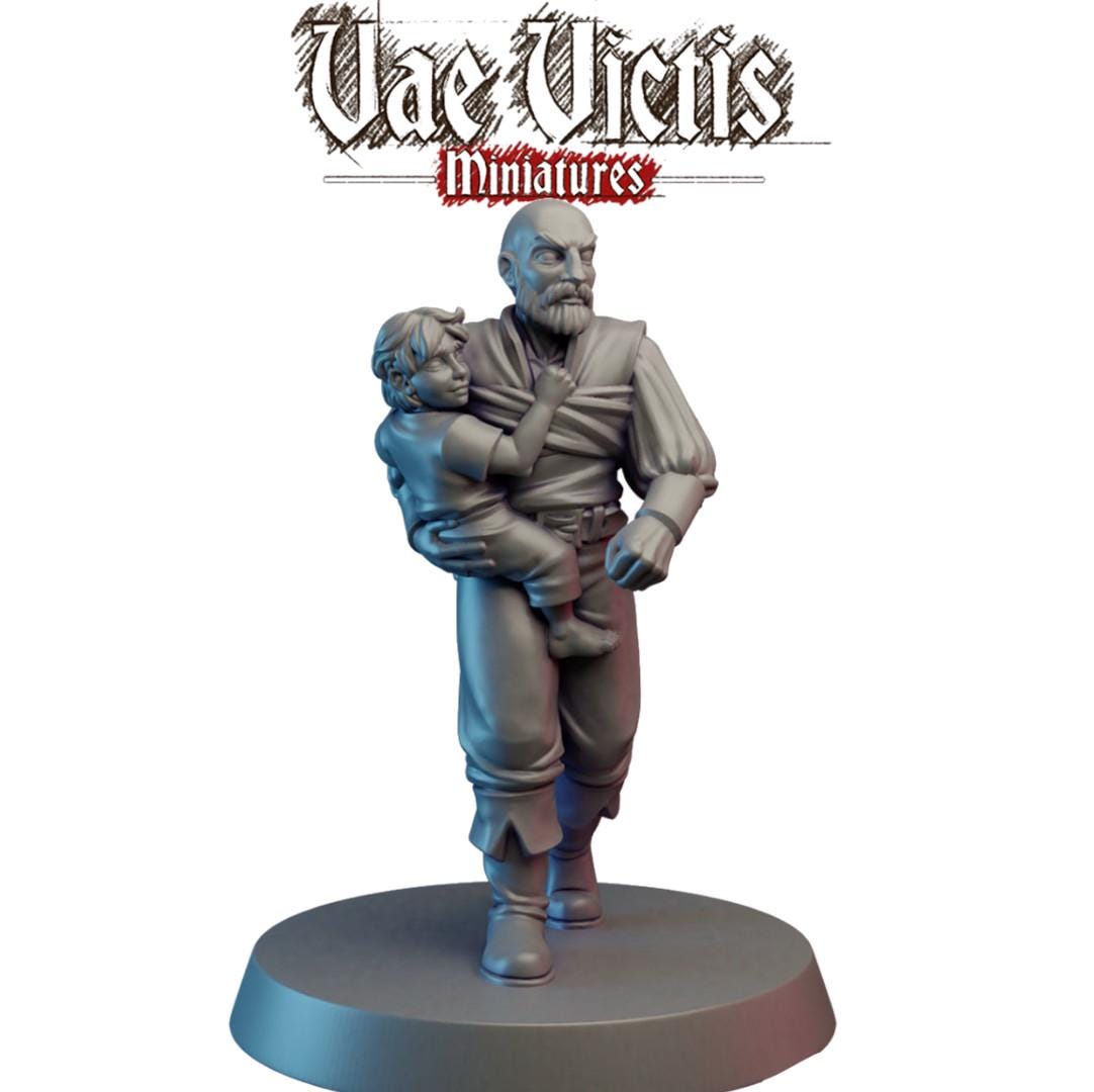 Dad Adventurer Miniature - by Vae Victis Miniatures