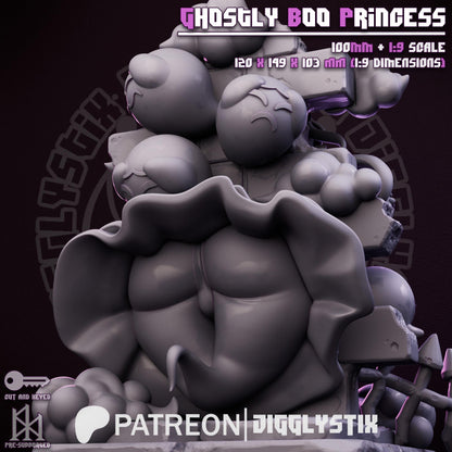Ghostly Boo Princess Miniature - by Jigglystix