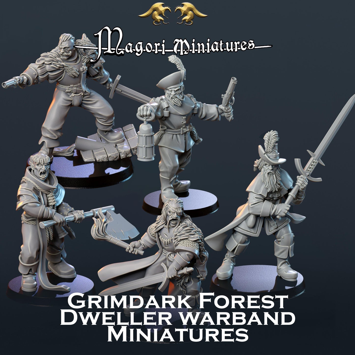 Grimdark Forest Dweller Miniatures - by Magori Miniatures