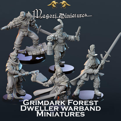 Grimdark Forest Dweller Miniatures - by Magori Miniatures