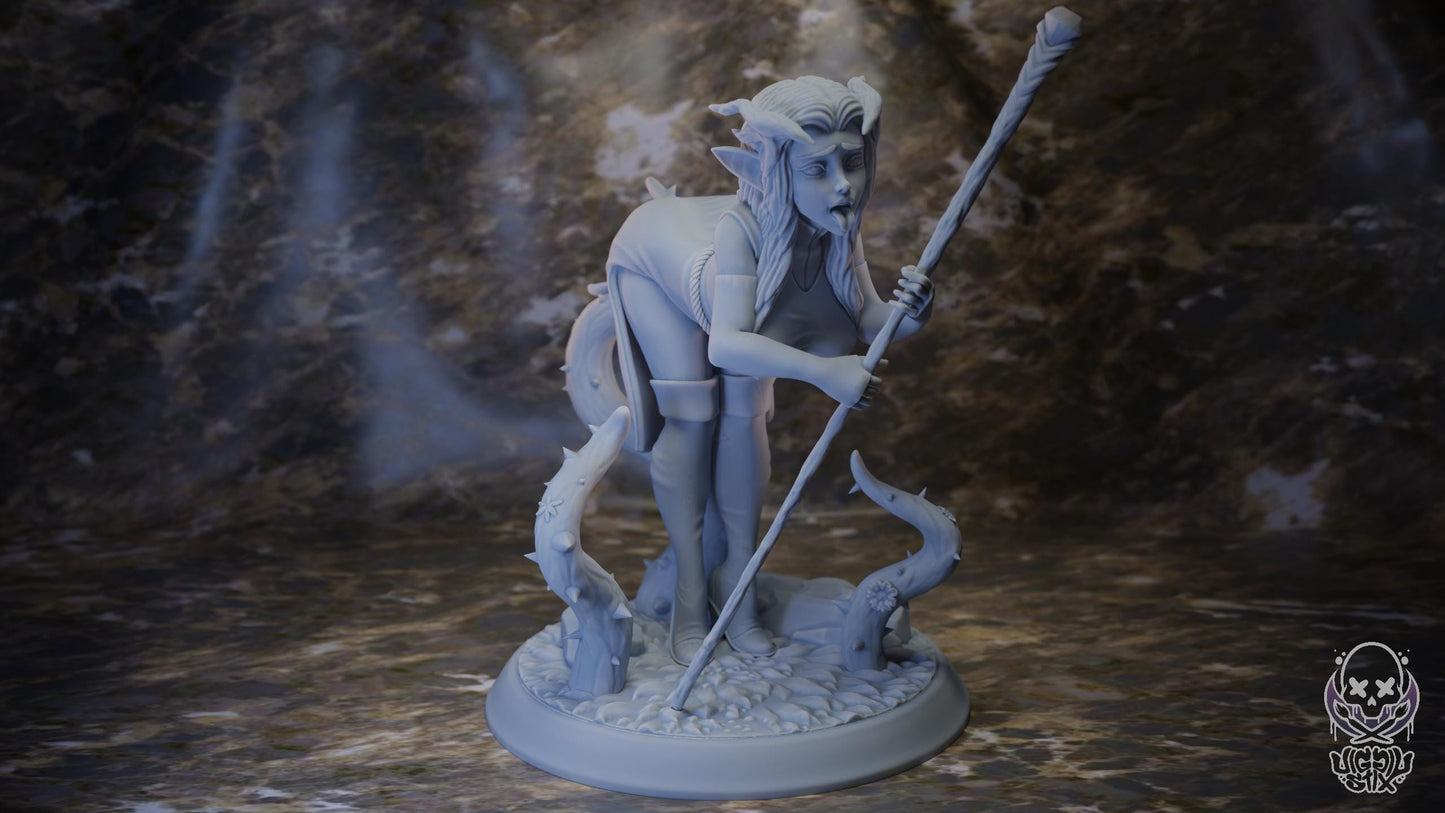 Secret Druid Practice Miniature - by Jigglystix