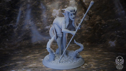 Secret Druid Practice Miniature - by Jigglystix
