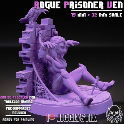 Rogue Prisoner Ven Miniature - by Jigglystix
