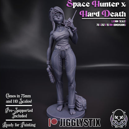 Space Bounty Hunter Death Harder Miniature - by Jigglystix