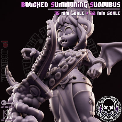 Botched Summoning Succubus Miniature - by Jigglystix
