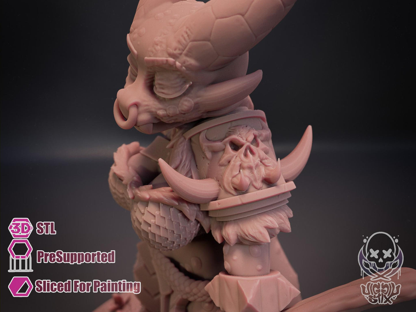 Forlorn Ramshackle Kobold Miniature - by Jigglystix