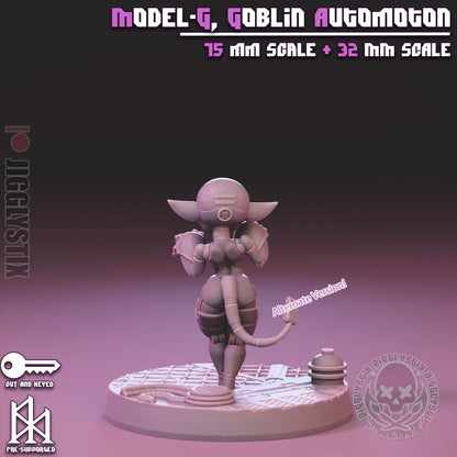 Model-G, the Goblin Automaton Miniature - by Jigglystix