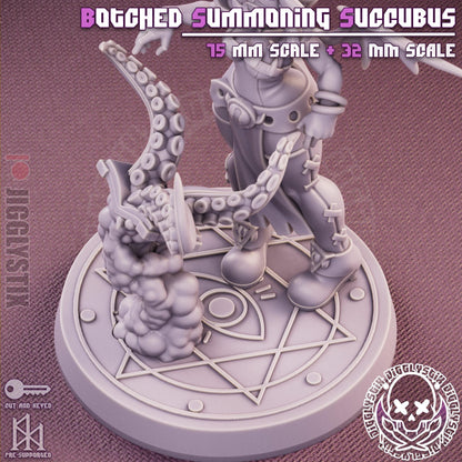 Botched Summoning Succubus Miniature - by Jigglystix