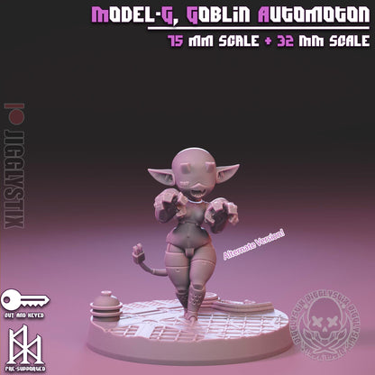 Model-G, the Goblin Automaton Miniature - by Jigglystix