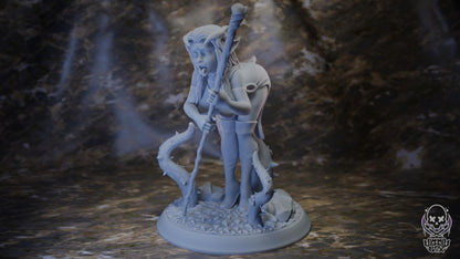 Secret Druid Practice Miniature - by Jigglystix