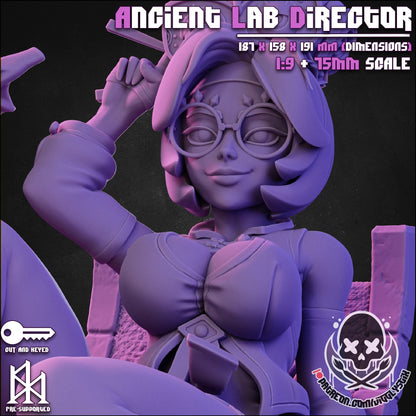 Ancient Lab Director Miniature - by Jigglystix