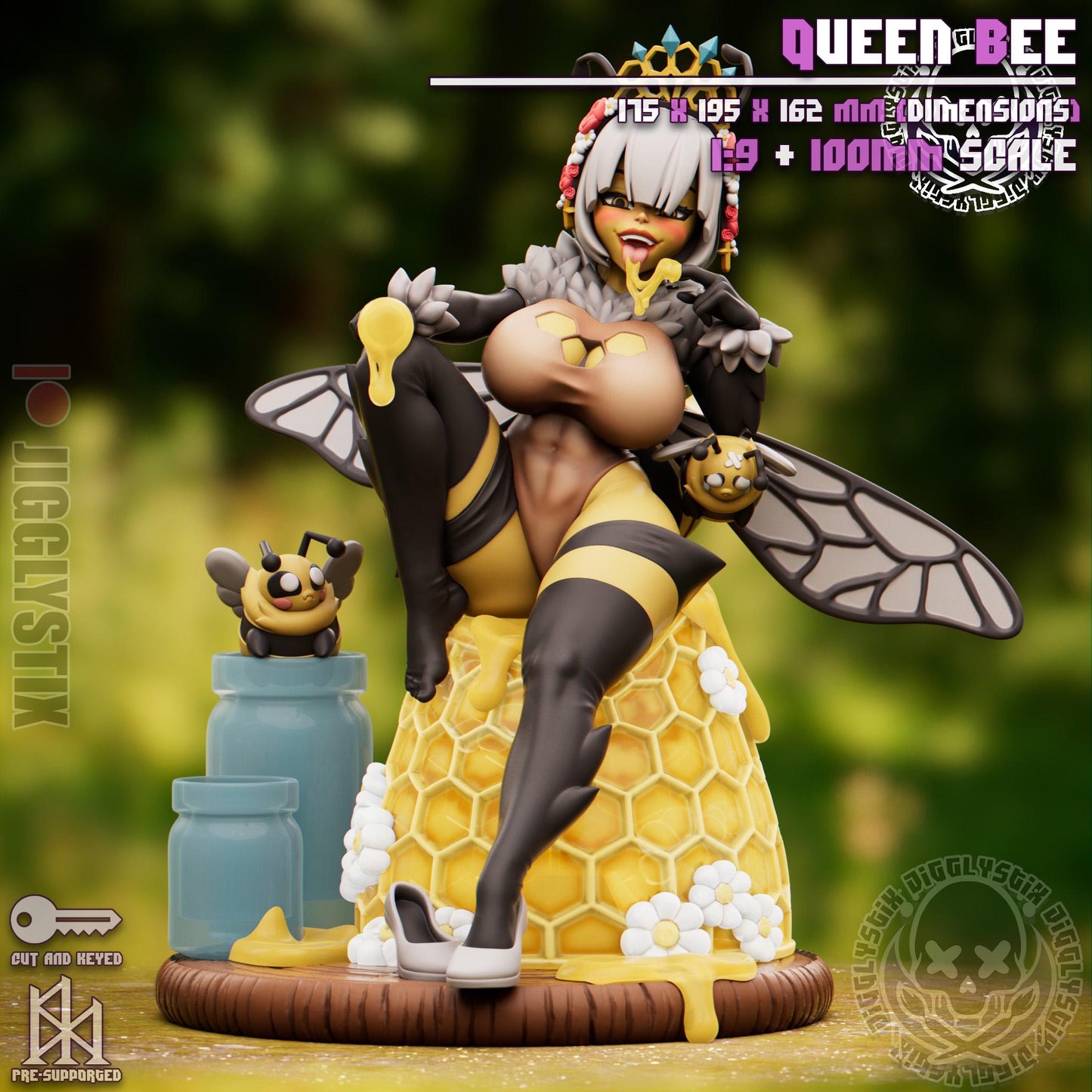 Queen Bee Miniature - by Jigglystix