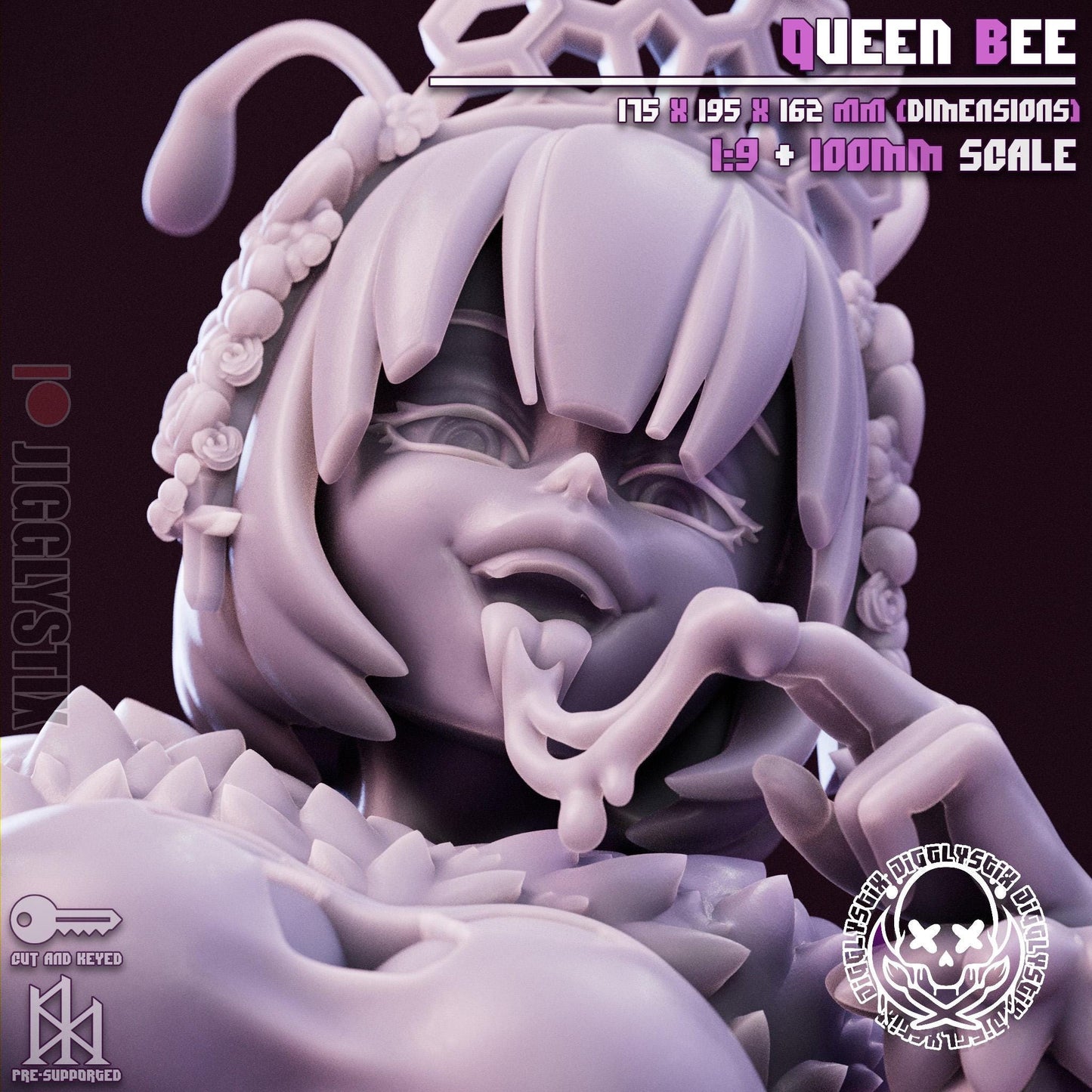 Queen Bee Miniature - by Jigglystix