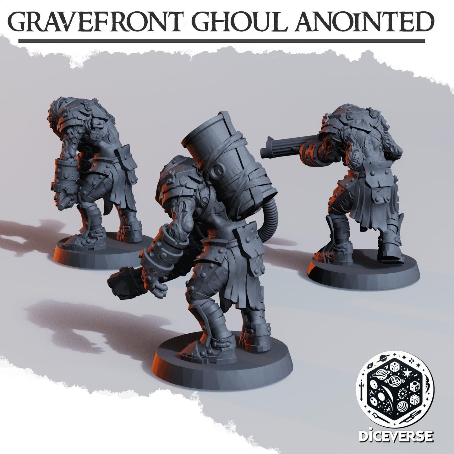 Gravefront Ghoul Anointed Modular Miniatures - Diceverse