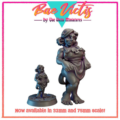 Halfling Maid Bae Victis Figurine - by Vae Victis Miniatures
