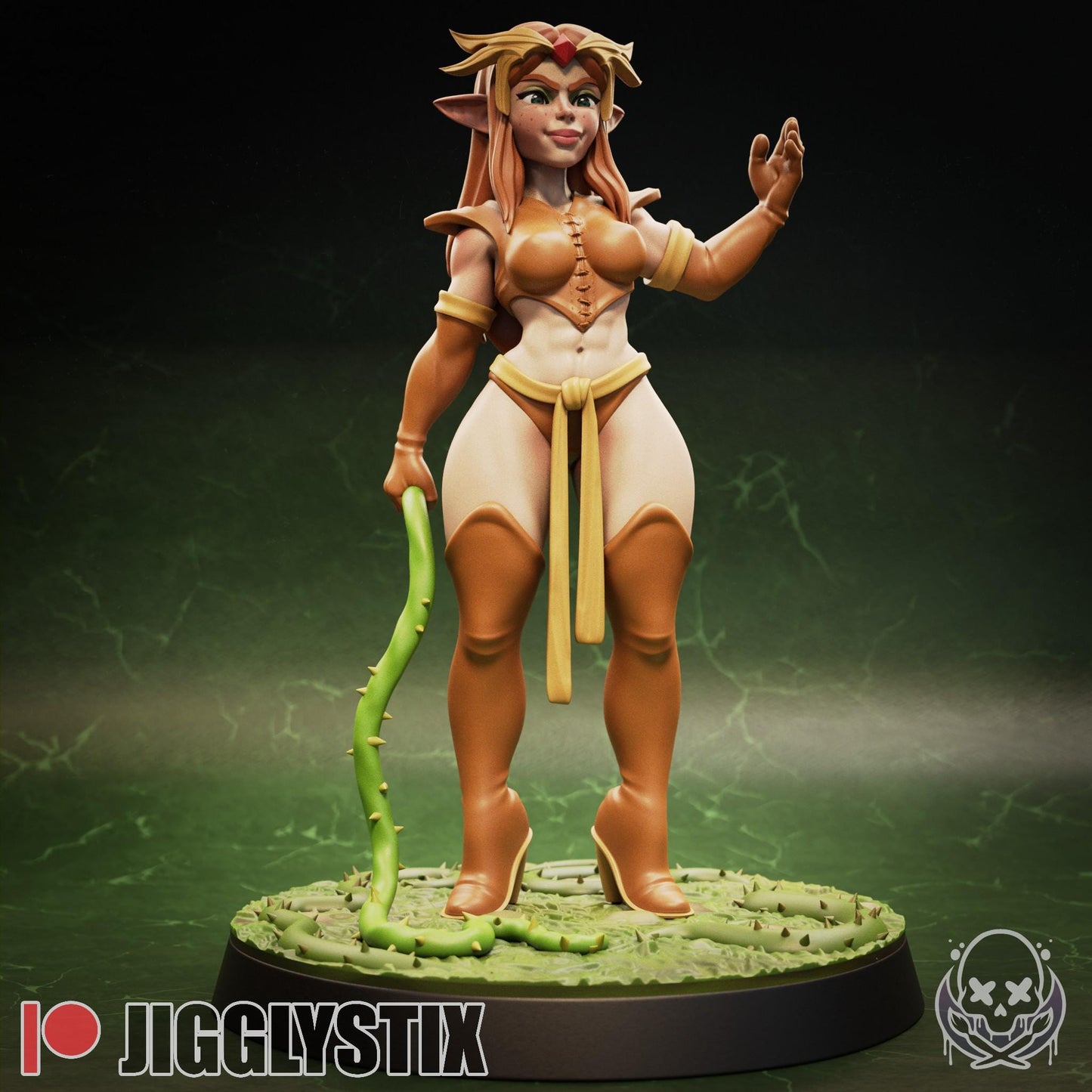 Dominatrix Druid Kiilith Miniature - by Jigglystix