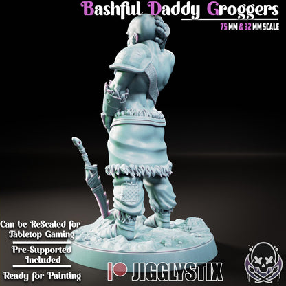 Bashful Daddy Groggers Miniature - by Jigglystix