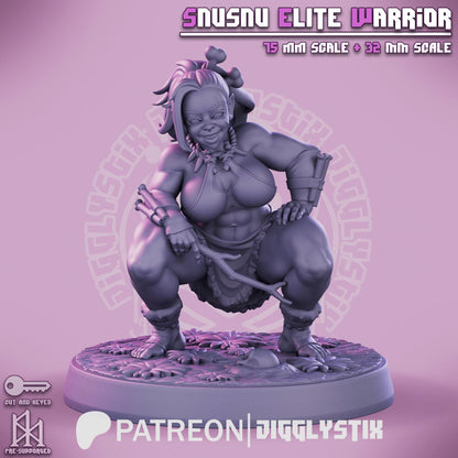 SnuSnu Elite Warrior Miniature - by Jigglystix