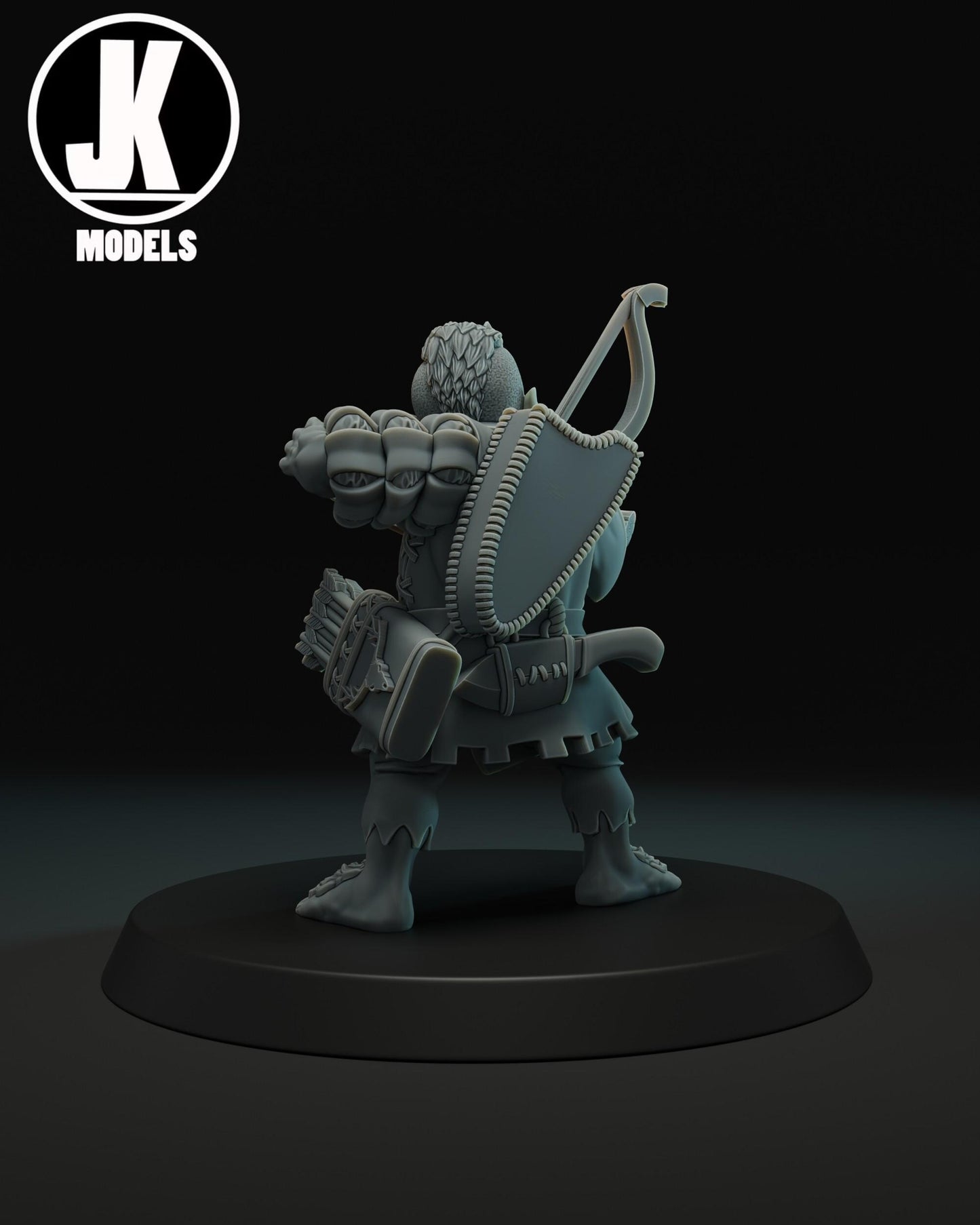 Halfling with Slingshot Miniature - JK Remo Models