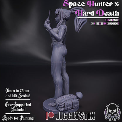 Space Bounty Hunter Death Harder Miniature - by Jigglystix