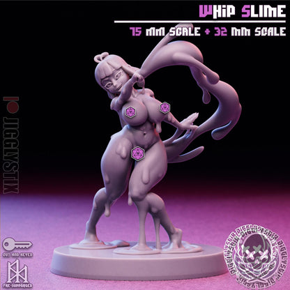 Whip Slime Girl Miniature - by Jigglystix