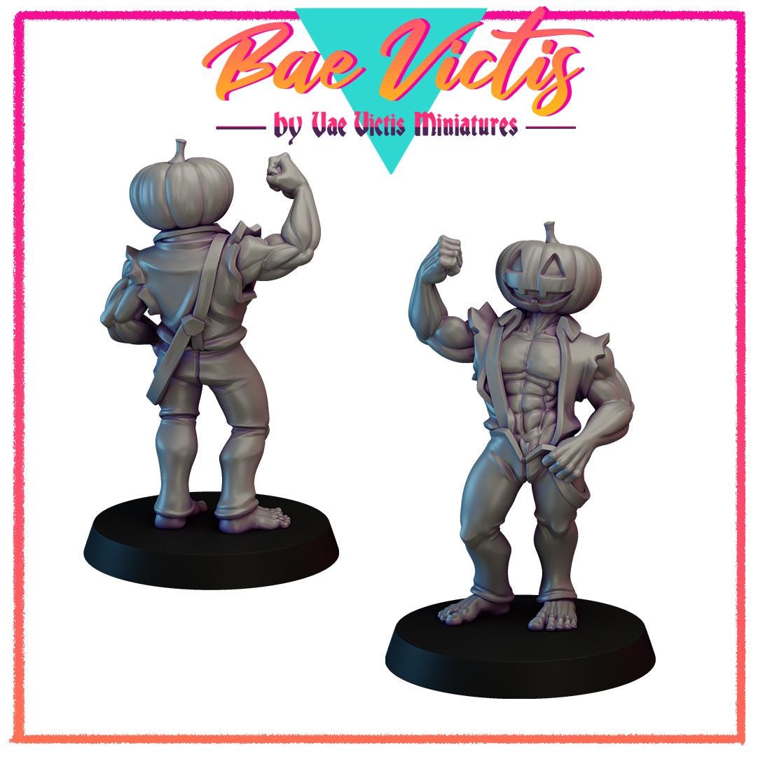 Pumpkin Iron Bae Victis Figurine - by Vae Victis Miniatures