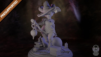 Kobold Astrology Witch Miniature - by Jigglystix