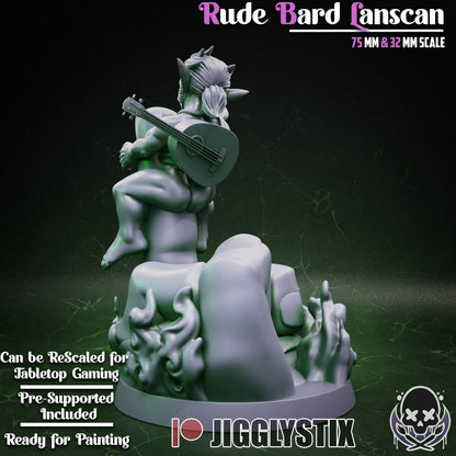 Rude Bard Lanscan Miniature - by Jigglystix