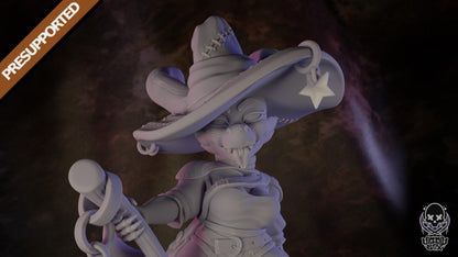 Kobold Astrology Witch Miniature - by Jigglystix