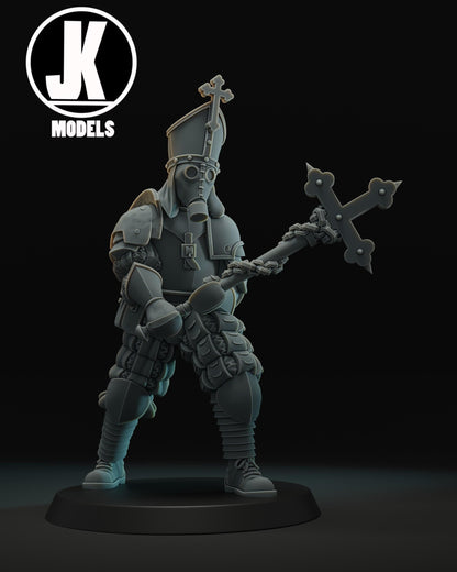Battle Cleric Miniature - JK Remo Models
