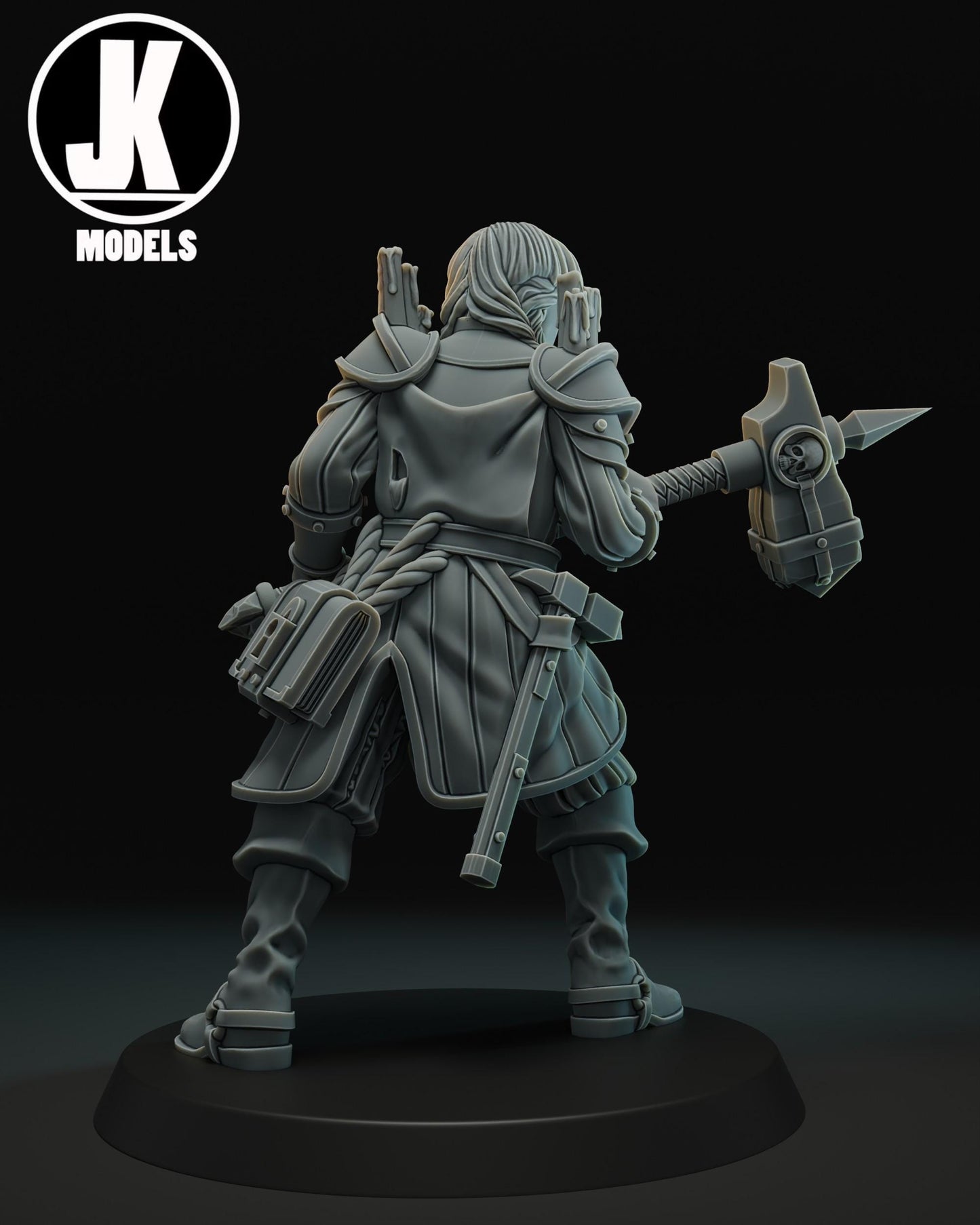 Battle Nun Miniature - JK Remo Models