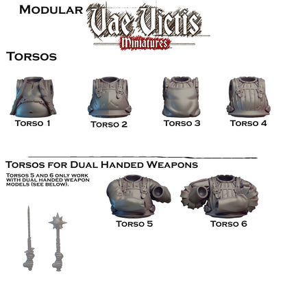 Modular Ogre Mercenary Miniatures - by Vae Victis Miniatures