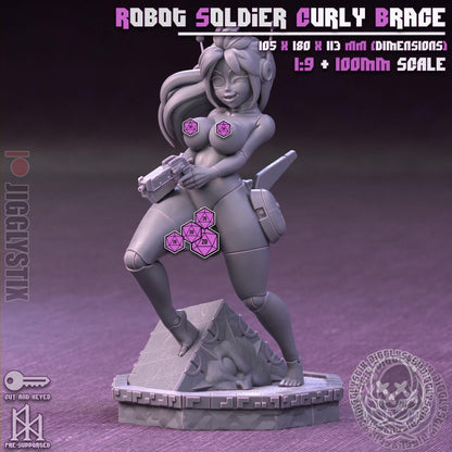 Robot Soldier Curly Brace Miniature - by Jigglystix